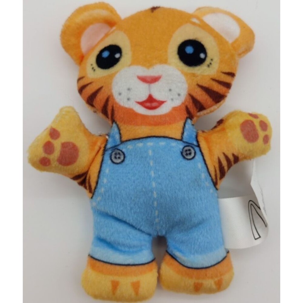 McDonalds Happy Meal 4" Mini Stuffed Tiger In Overalls